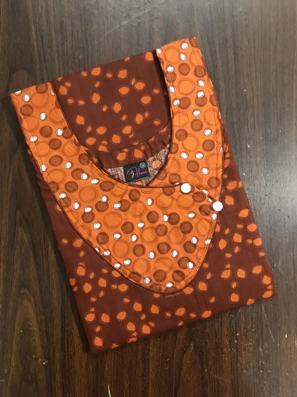V-Neck Side Button Nighty