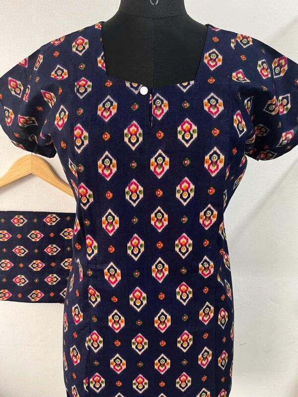 PLUS SIZE CAMBRIC COTTON FEEDING NIGHT DRESS WITH PALAZZO PANT
