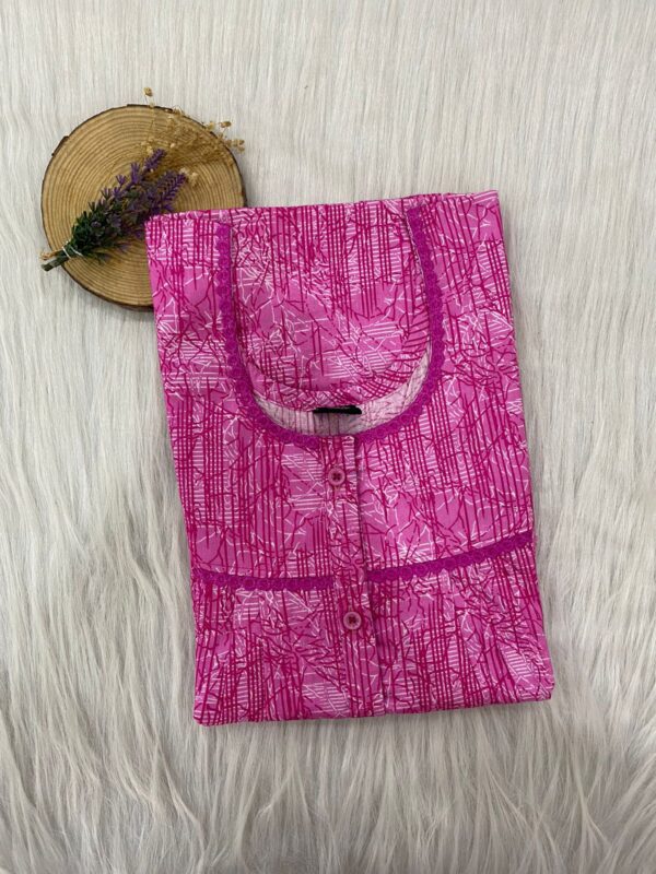 DOUBLE LACE WITH OPENABLE BUTTON NIGHTY