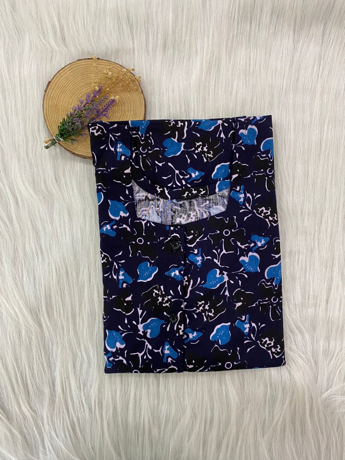 Full Open Button Nighty