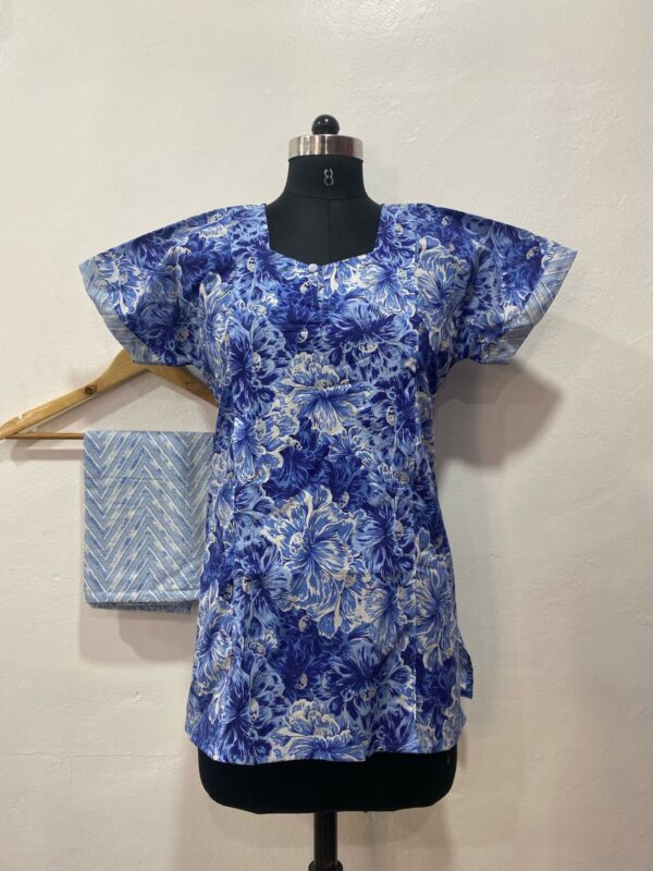 FEEDING NIGHT DRESS WITH PALAZZO PANT