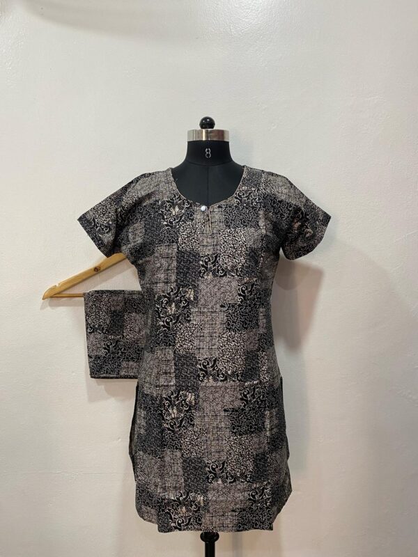 COTTON NIGHT DRESS