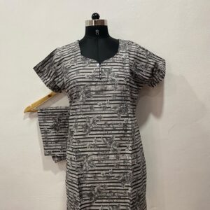 COTTON NIGHT DRESS