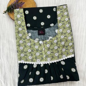 FRONT PLEATED LACE NIGHTY