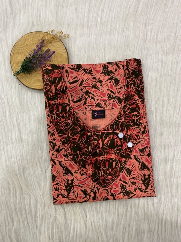 V-Neck Side Button Nighty