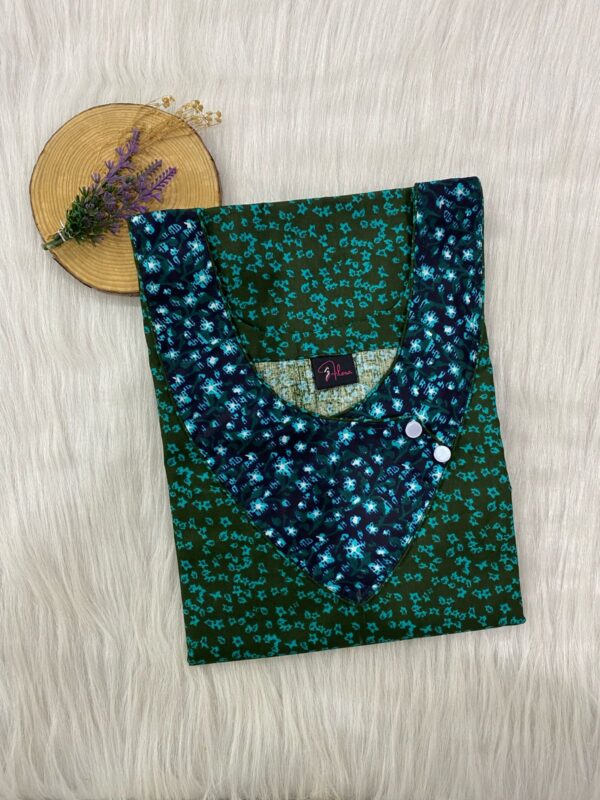 V-Neck Side Button Nighty