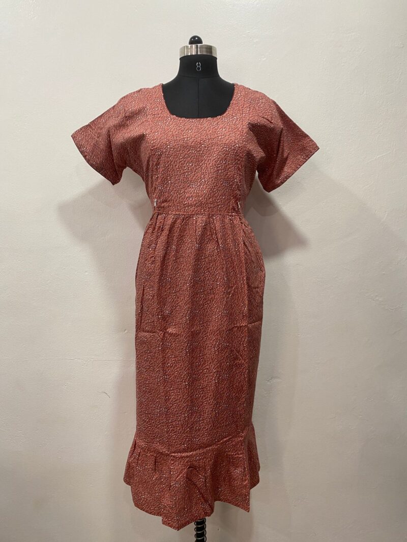 FEEDING FROCK WITH SIDE POCKET