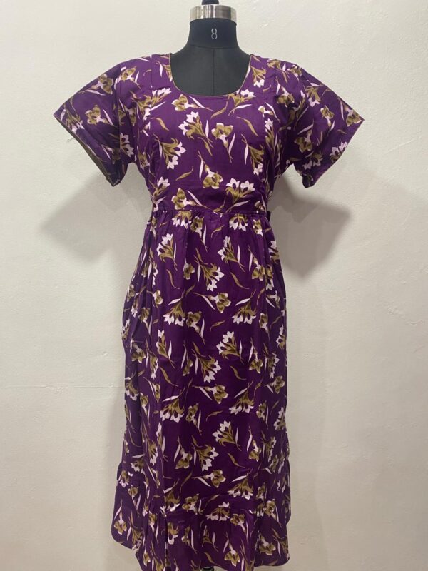FEEDING FROCK WITH SIDE POCKET