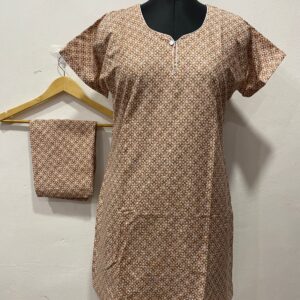 COTTON NIGHT DRESS