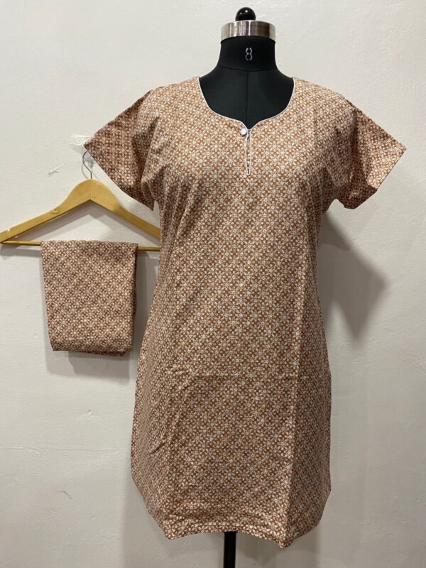 COTTON NIGHT DRESS