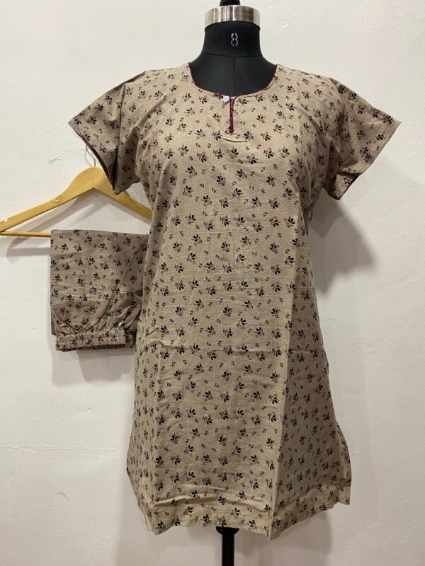 COTTON NIGHT DRESS