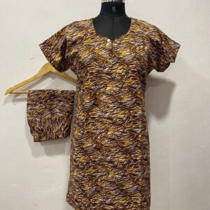 COTTON NIGHT DRESS