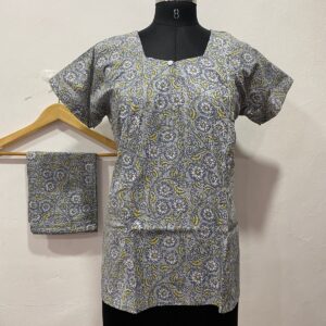 FEEDING NIGHT DRESS WITH PALAZZO PANT