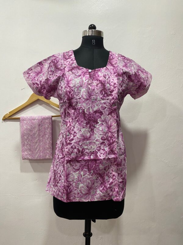 FEEDING NIGHT DRESS WITH PALAZZO PANT
