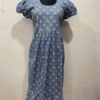 PURE COTTON FEEDING FROCK WITH SIDE POCKET