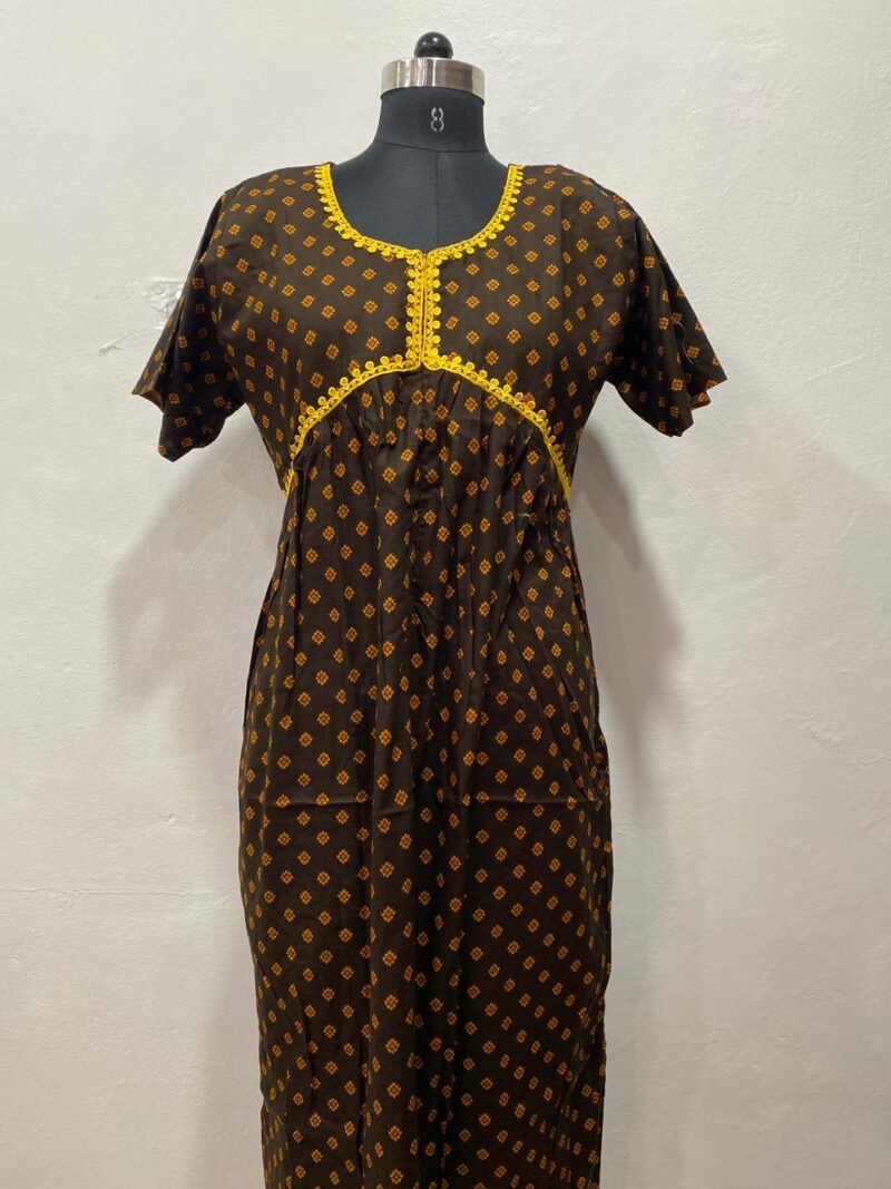 ALIA CUT LONG ZIP FEEDING SHORT NIGHTY