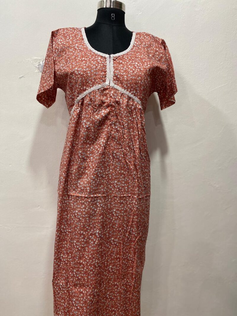 ALIA CUT LONG ZIP FEEDING SHORT NIGHTY