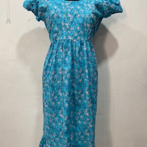 PURE COTTON FEEDING FROCK WITH SIDE POCKET