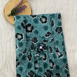 Front Elastic Pleated Nighty