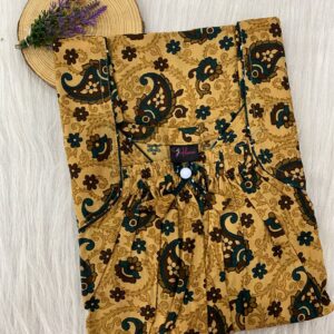 Front Elastic Pleated Nighty