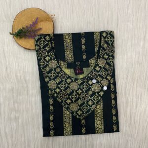 V-Neck Side Button Nighty