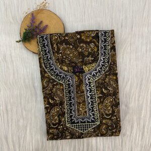 Neck Embroidery Nighty