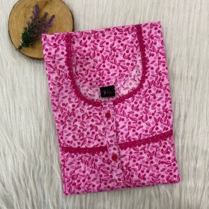 DOUBLE LACE WITH OPENABLE BUTTON NIGHTY