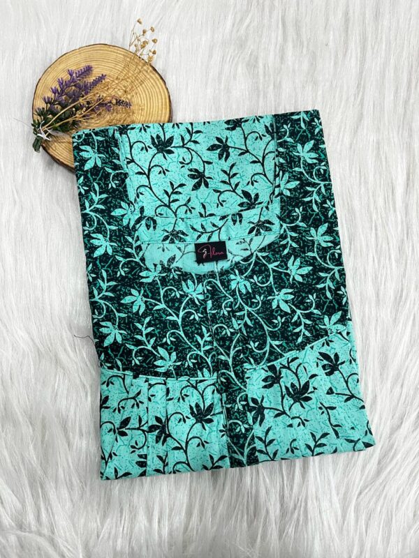 Mix N Match Square Neck Pleated Nighty