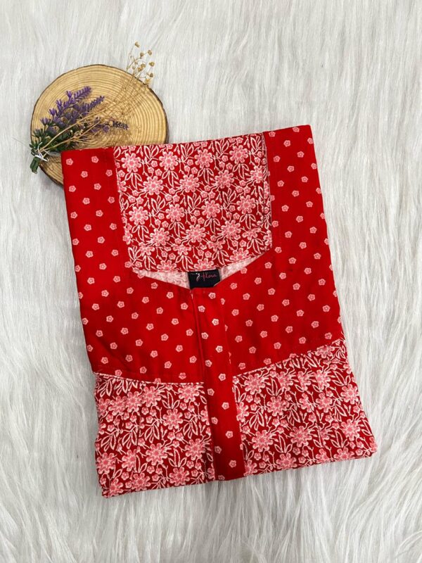 Mix N Match Square Neck Pleated Nighty