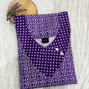 V-Neck Side Button Nighty