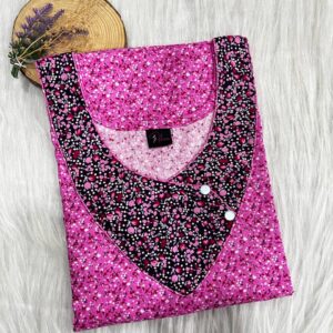 V-Neck Side Button Nighty