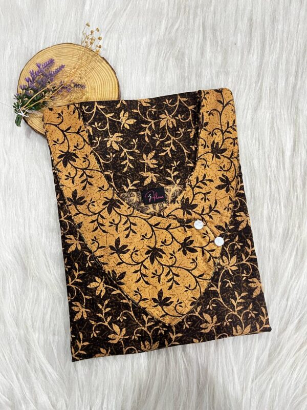 V-Neck Side Button Nighty
