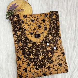 V-Neck Side Button Nighty