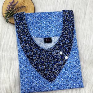 V-Neck Side Button Nighty