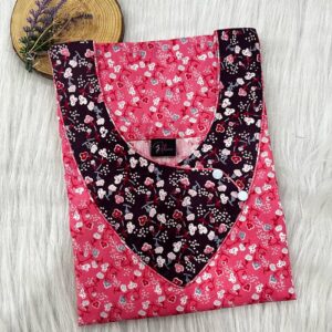 V-Neck Side Button Nighty