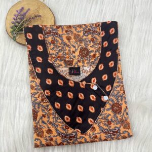 V-Neck Side Button Nighty