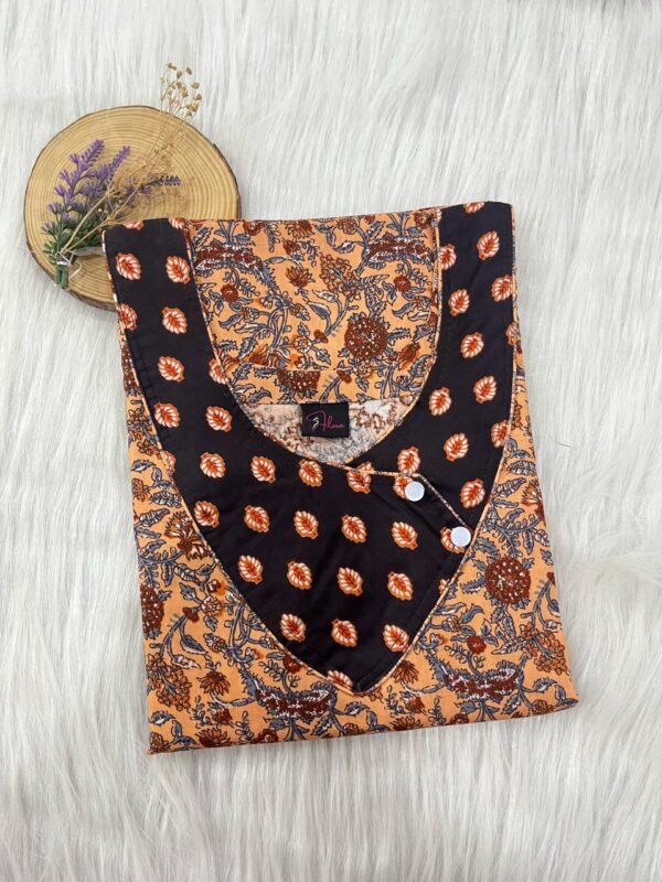 V-Neck Side Button Nighty