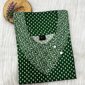 V-Neck Side Button Nighty