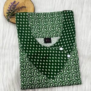 V-Neck Side Button Nighty