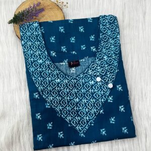 V-Neck Side Button Nighty