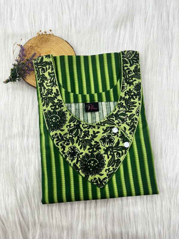 V-Neck Side Button Nighty