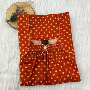 Front Elastic Pleated Nighty