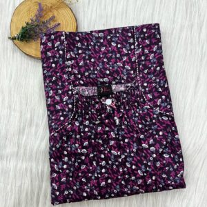 Front Elastic Pleated Nighty