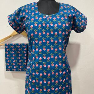 FEEDING NIGHT DRESS WITH PALAZZO PANT
