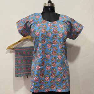 FEEDING NIGHT DRESS WITH PALAZZO PANT