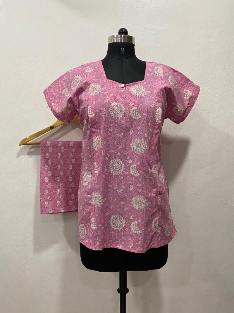 FEEDING NIGHT DRESS WITH PALAZZO PANT