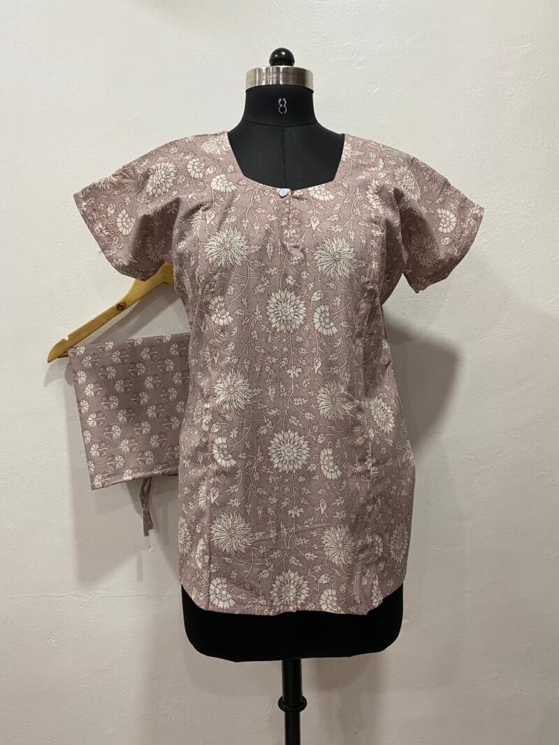 FEEDING NIGHT DRESS WITH PALAZZO PANT