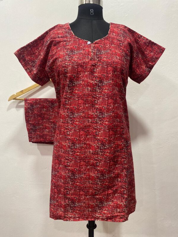 COTTON NIGHT DRESS