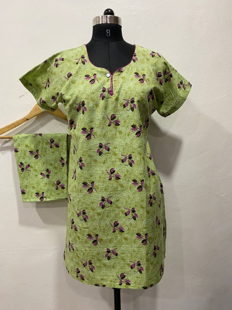 COTTON NIGHT DRESS