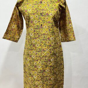 Muslin Cotton Straight Kurti